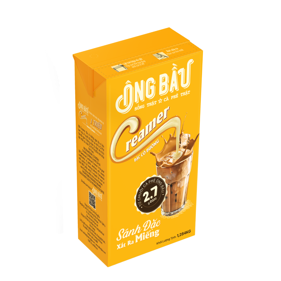 ÔNG BẦU OB Creamer đặc có đường Hộp 1,284 Kg